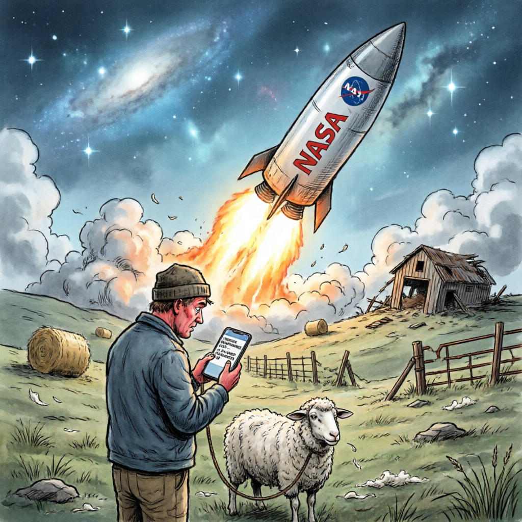Rocket Man's Blues (While the Sheep Are Dying)
