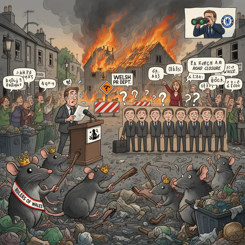 Wales Is Burning (And The Rats Are Rather Large)